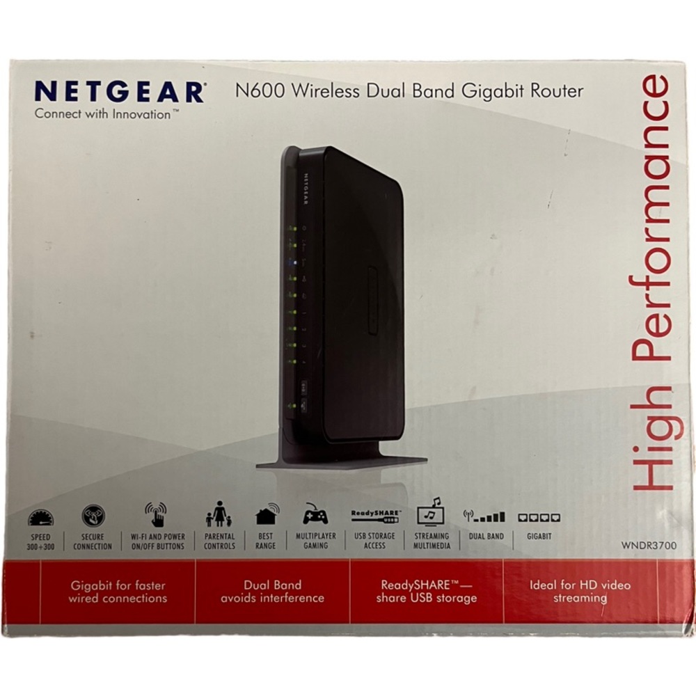 Netgear N600 wireless dual band Gigabit router